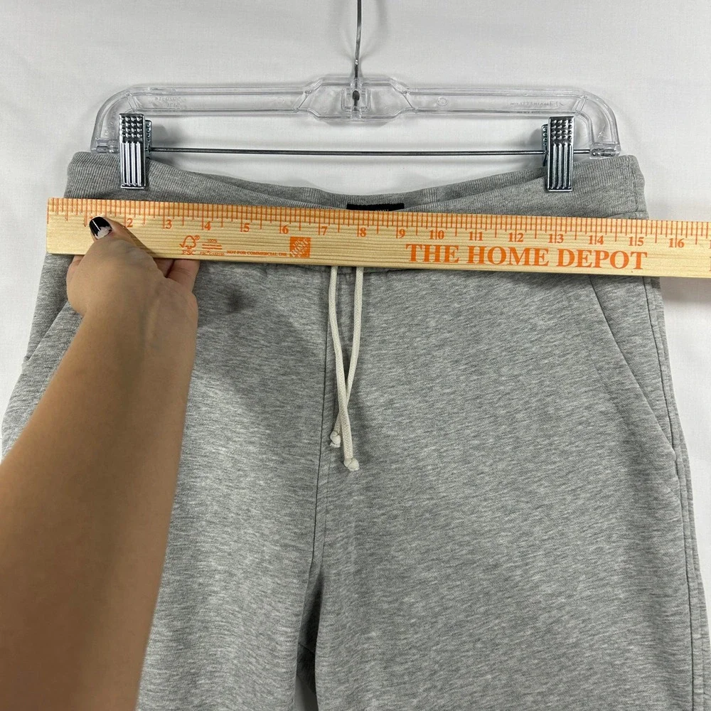 J.Crew Authentic Fleece Grey Jogger Sweatpants – Casual Athletic Lounge Pants M